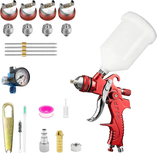 Hvlp spray gun with - spray,
