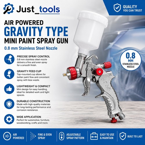 Air powered gravity type - powered,