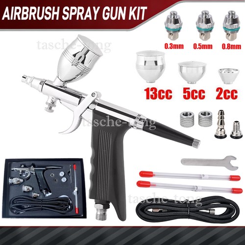 Professional airbrush set dual - airbrush,