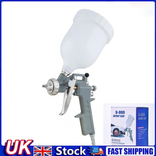 Gravity spray gun - gravity, air